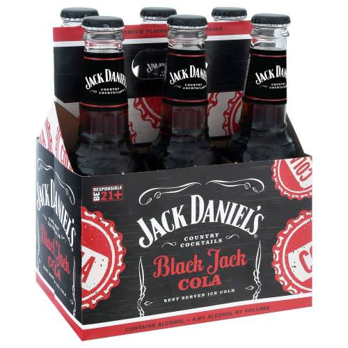 Order Jack Daniel's · Black Jack Cola Country Cocktails (6 x 10 fl oz) food online from D & B Liquor store, Olmos Park on bringmethat.com