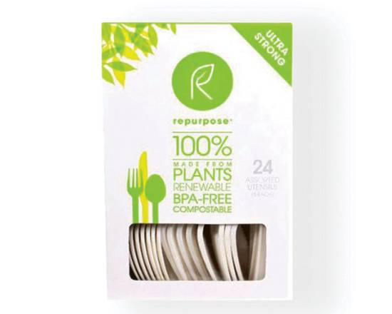 Order Repurpose Assorted Utensils 24 Ct food online from Johnny Rockets store, Aliso Viejo on bringmethat.com