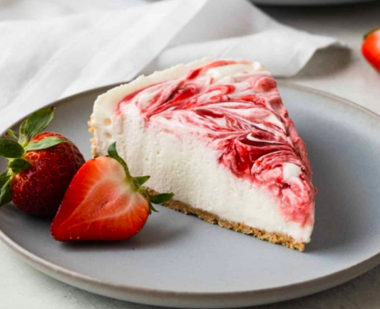 Order 604. Strawberry Cheesecake food online from China Kitchen store, Anaheim on bringmethat.com
