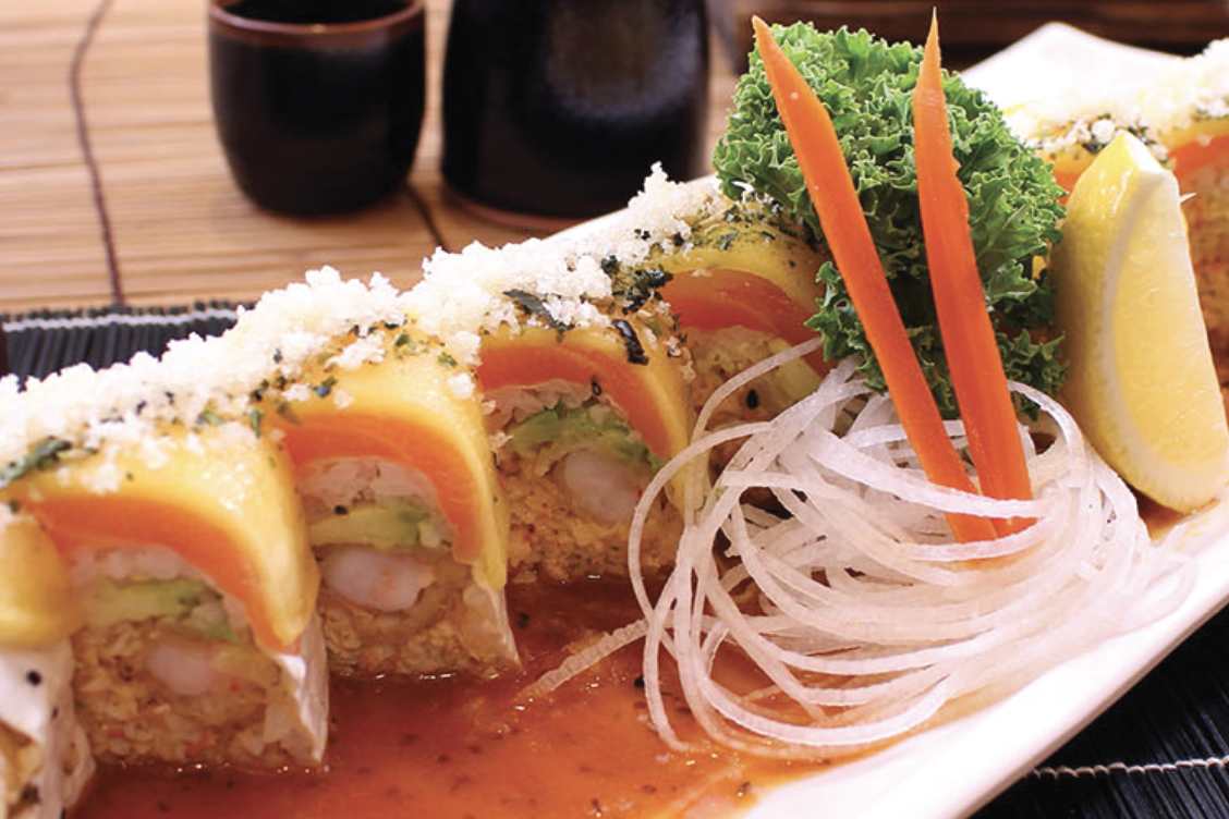 Order Sunshine Roll food online from Asahi Sushi store, Granada Hills on bringmethat.com