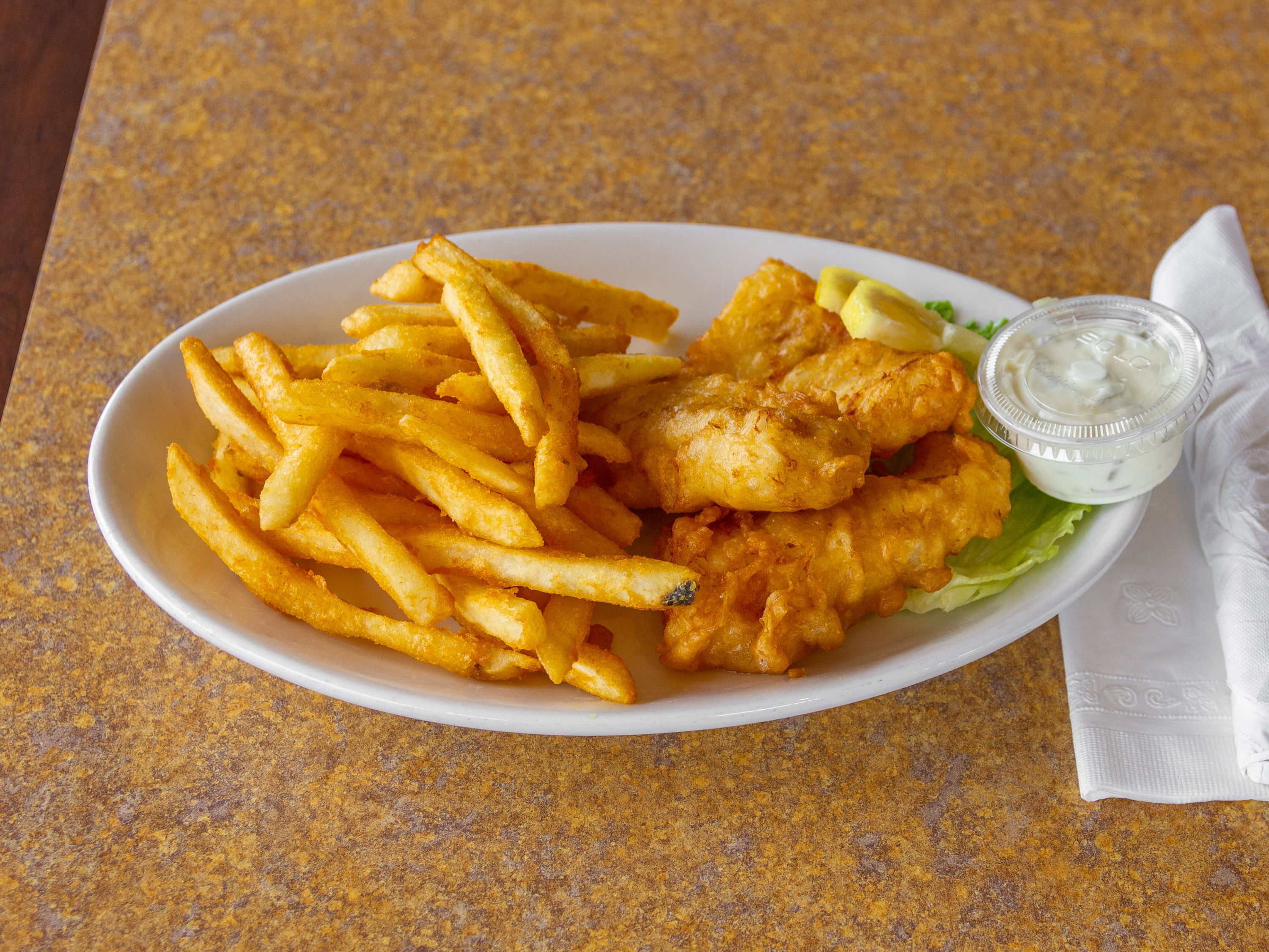 Order Fish and Chips food online from Uptown Coney Island store, Chelsea on bringmethat.com