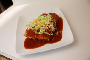 Order Beef Enchilada food online from Alberto Mexican Food store, Covina on bringmethat.com