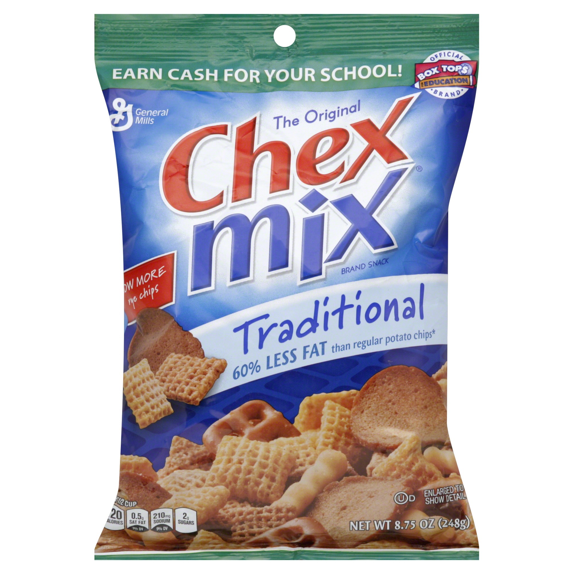 Order Chex Mix Original Snack Mix, Traditional - 8.75 oz food online from Rite Aid store, SUFFOLK on bringmethat.com