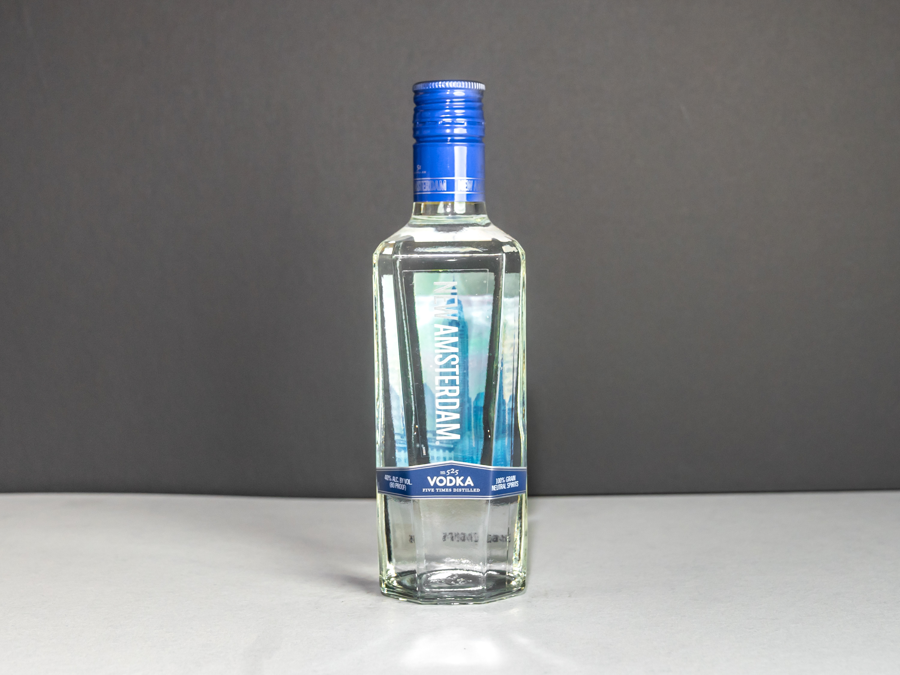 Order New Amsterdam, 375 ml Vodka food online from State Market store, San Francisco on bringmethat.com