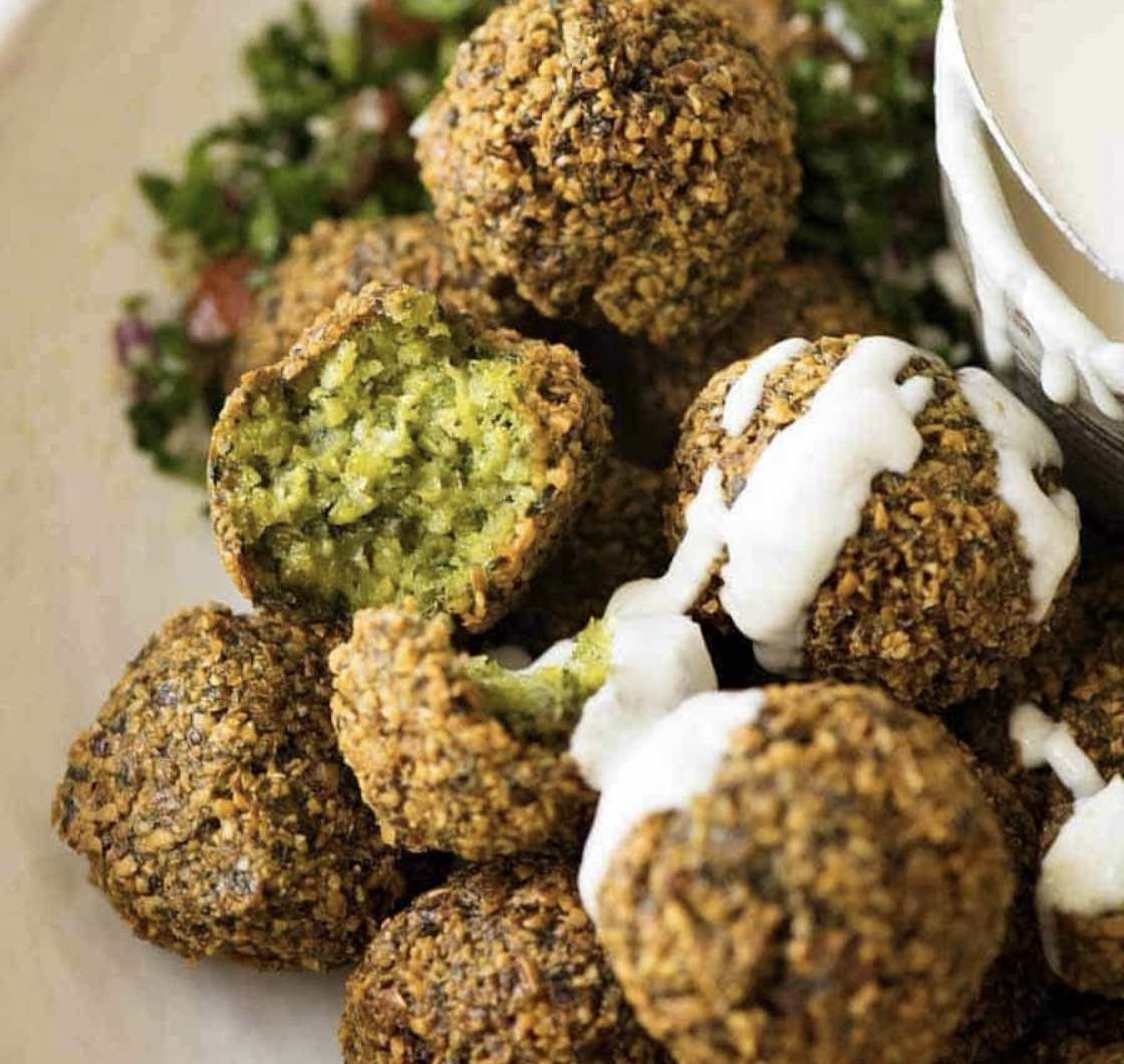 Order 4 Piece Falafel food online from District North store, Columbus on bringmethat.com