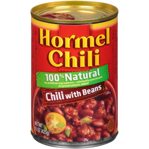 Order Hormel Chili with Beans 15oz food online from 7-Eleven store, Red Oak on bringmethat.com