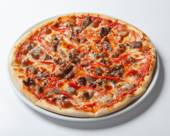 Order Meat Lovers Pizza food online from Insomnia Buffalo Wings store, Las Vegas on bringmethat.com