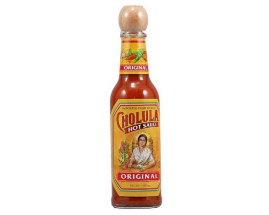 Order Cholula Hot Sauce Original 5 oz food online from Fair Mart store, Philadelphia on bringmethat.com