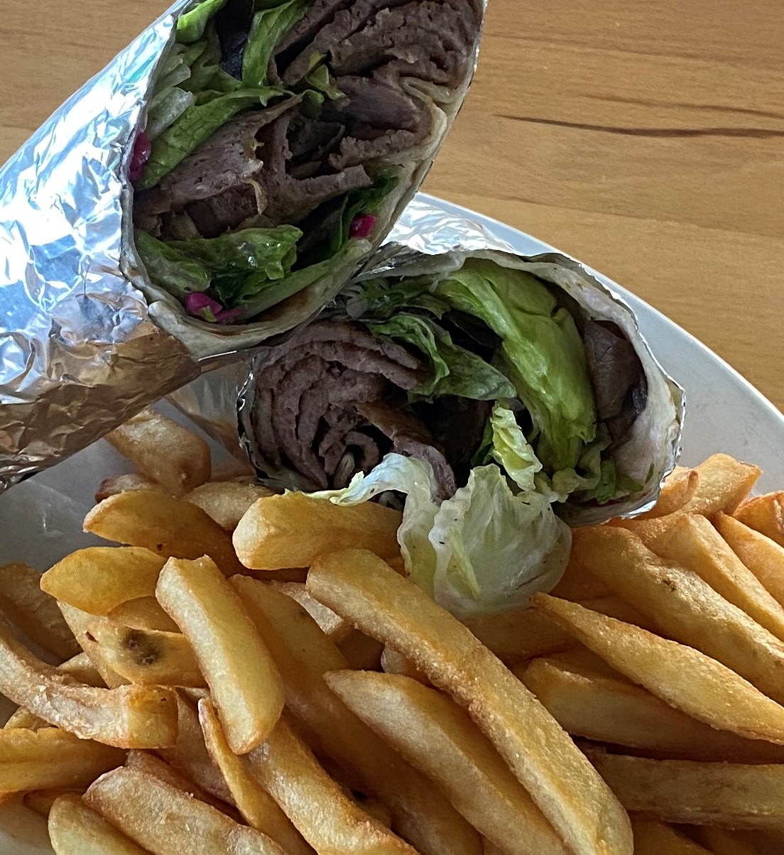 Order Lamb Gyro Wrap food online from Zara Cafe Grill store, Staten Island on bringmethat.com