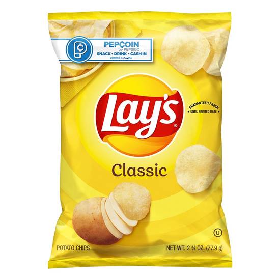 Order Lay's Potato Chips Classic (2.75 oz) food online from Rite Aid store, Eugene on bringmethat.com