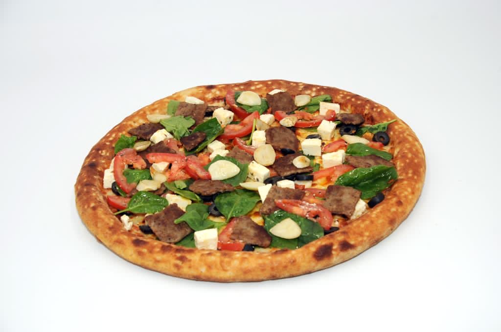 Order Mover's Greek Pizza food online from Pizza Movers & Calzones store, Washington on bringmethat.com