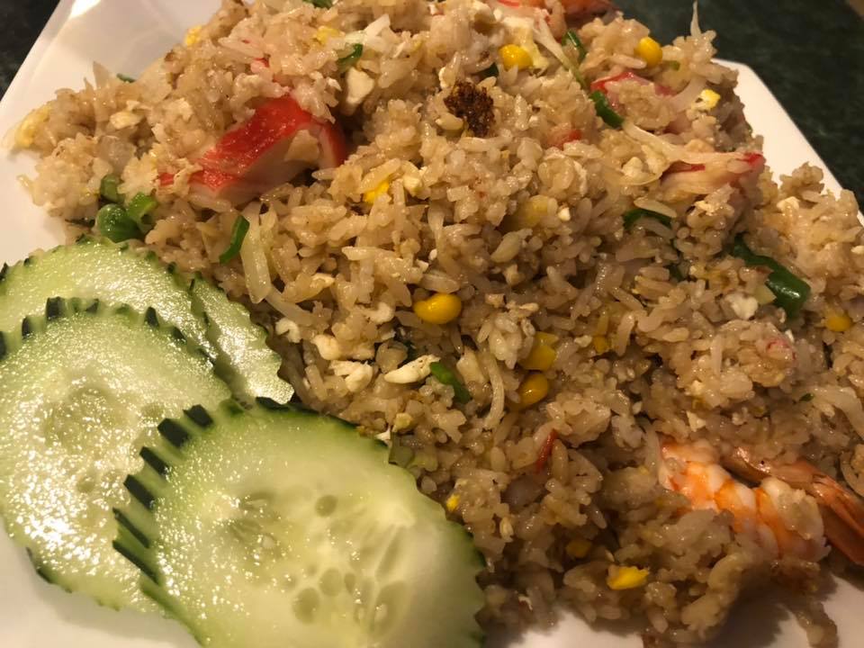 Order Shrimp Fried Rice  food online from Lao Kitchen store, Rockford on bringmethat.com