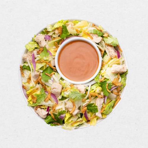 Order Smokey BBQ Chicken Salad food online from Rapid Fired Pizza store, Jeffersonville on bringmethat.com
