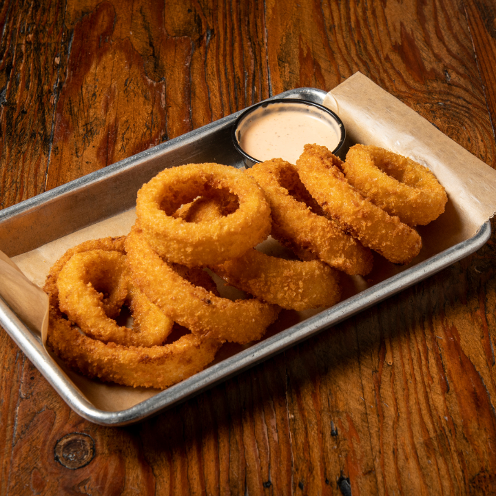 Order Onion Rings food online from First Down Sports Bar & Grill store, Arlington on bringmethat.com