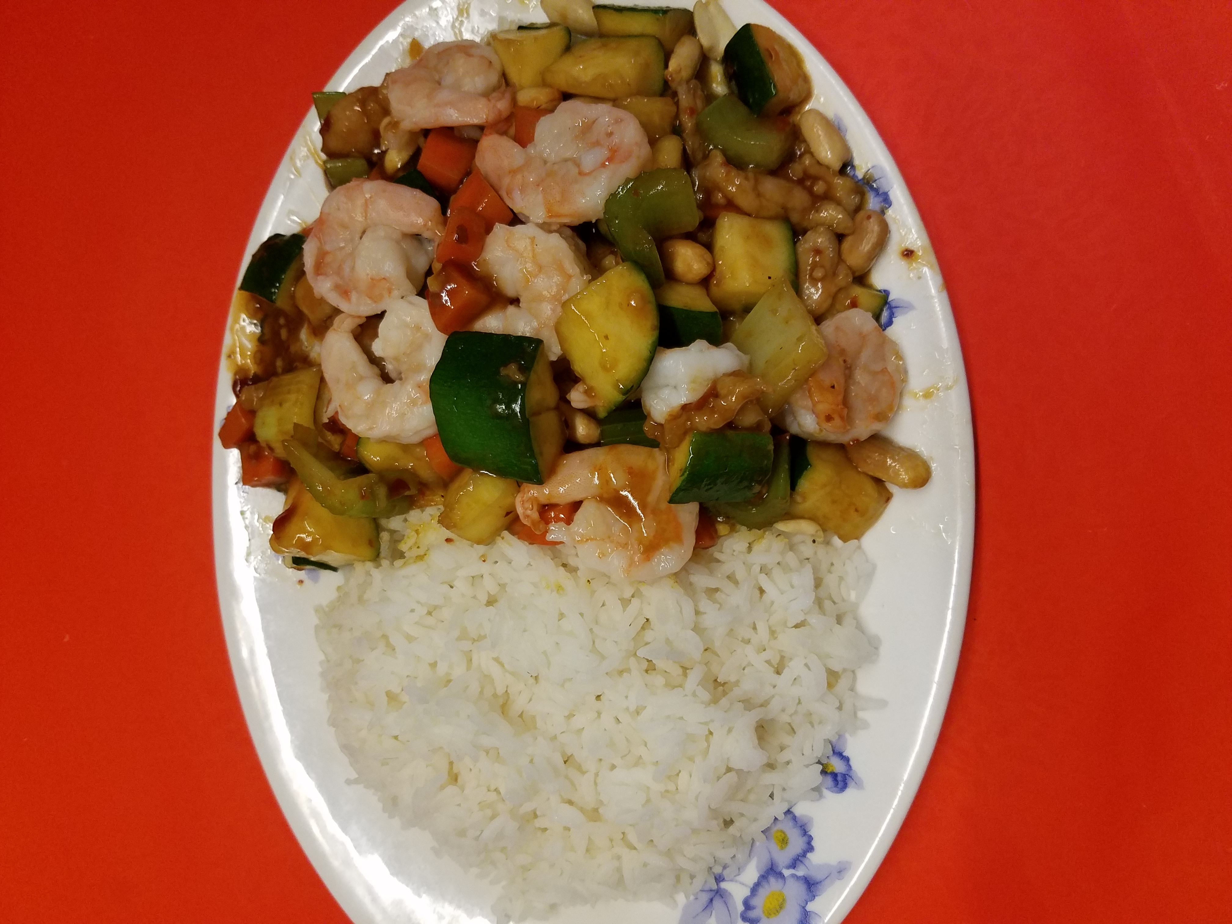 Order 28. Kung Pao Prawns Special food online from New Bamboo Kitchen store, Alameda on bringmethat.com