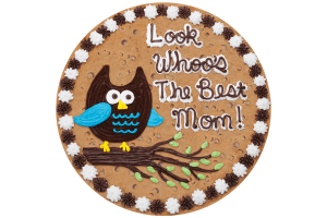 Order Look Whoo's the Best Mom Cookie Cake food online from American Deli on Broad St. store, Athens on bringmethat.com