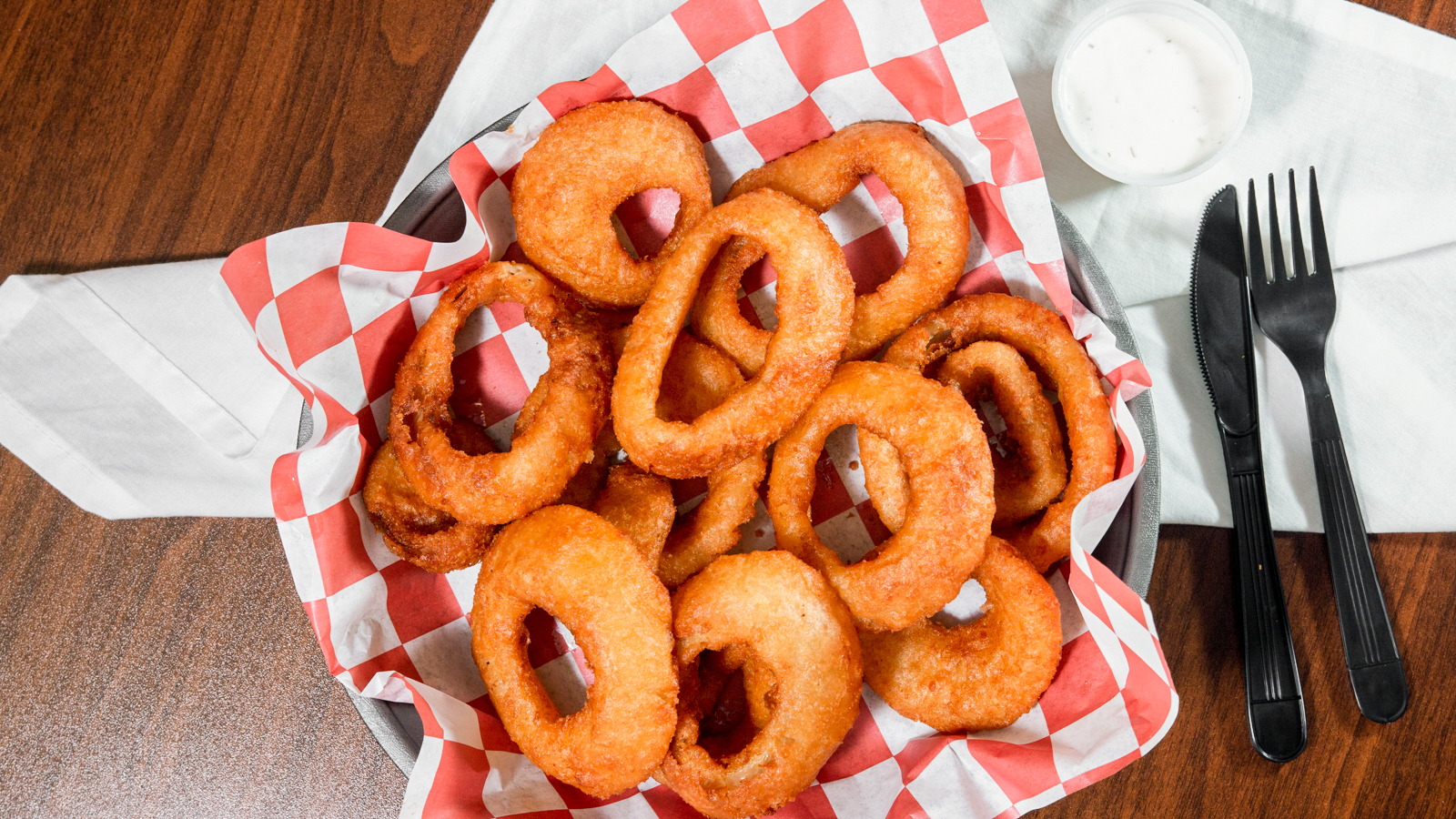 Order Onion Rings food online from Boss Burger store, Buffalo Grove on bringmethat.com