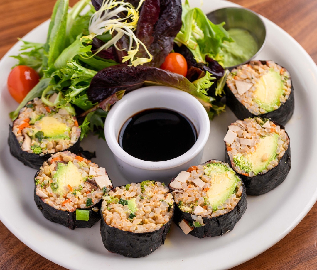 Order Nori Plum Rice Wrap food online from Urth Caffe store, Beverly Hills on bringmethat.com
