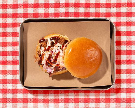 Order Pulled Pork Sandwich food online from Hickory Hall BBQ store, Irmo on bringmethat.com