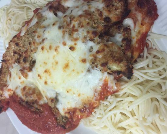 Order Eggplant Parmesan food online from The Pizza Shoppe store, Metairie on bringmethat.com
