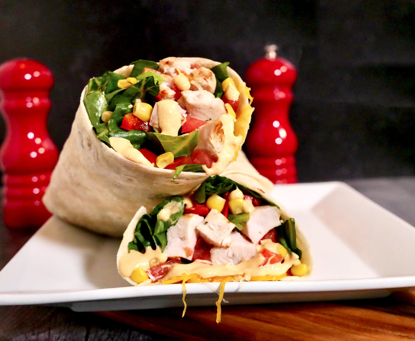 Order Spicy Garlic Santa Fe Wrap food online from Kocky Bar & Grill store, Fresno on bringmethat.com