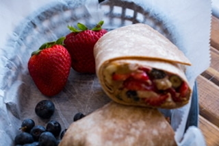 Order FRUIT ROLL UP WRAP food online from Juiced Cafe store, Fall River on bringmethat.com