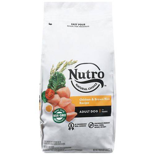 Order Nutro Dry Dog Food FarmRaised Chicken,Brown Rice,Sweet Potato Recipe - 80.0 oz food online from Walgreens store, Albany on bringmethat.com