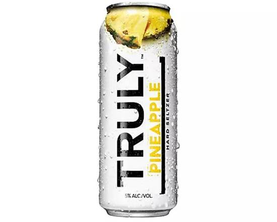 Order Truly Hard Seltzer Pineapple 24oz Can food online from Chevron store, Hesperia on bringmethat.com