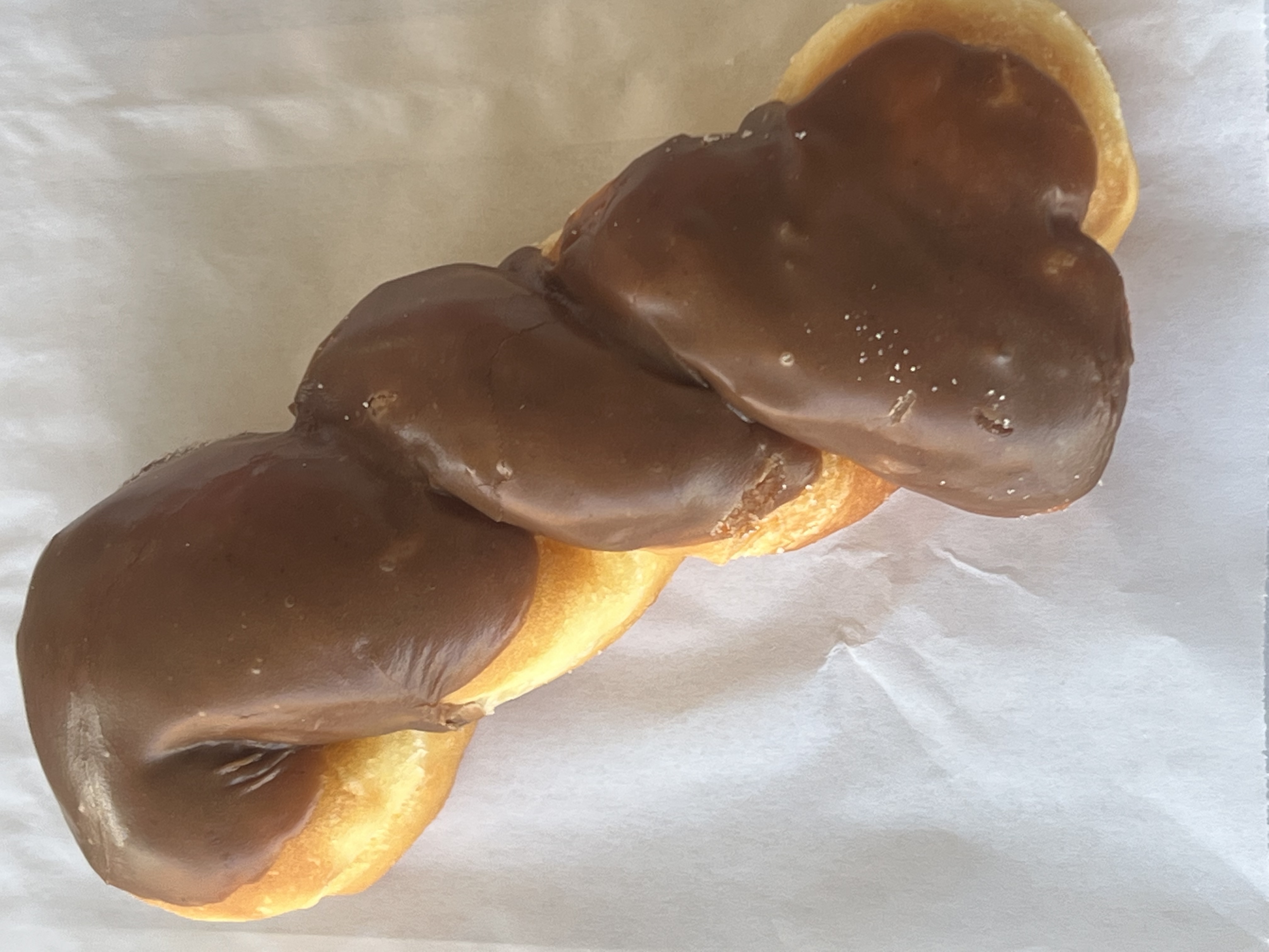 Order Chocolate Twist food online from Banning Donuts store, Banning on bringmethat.com