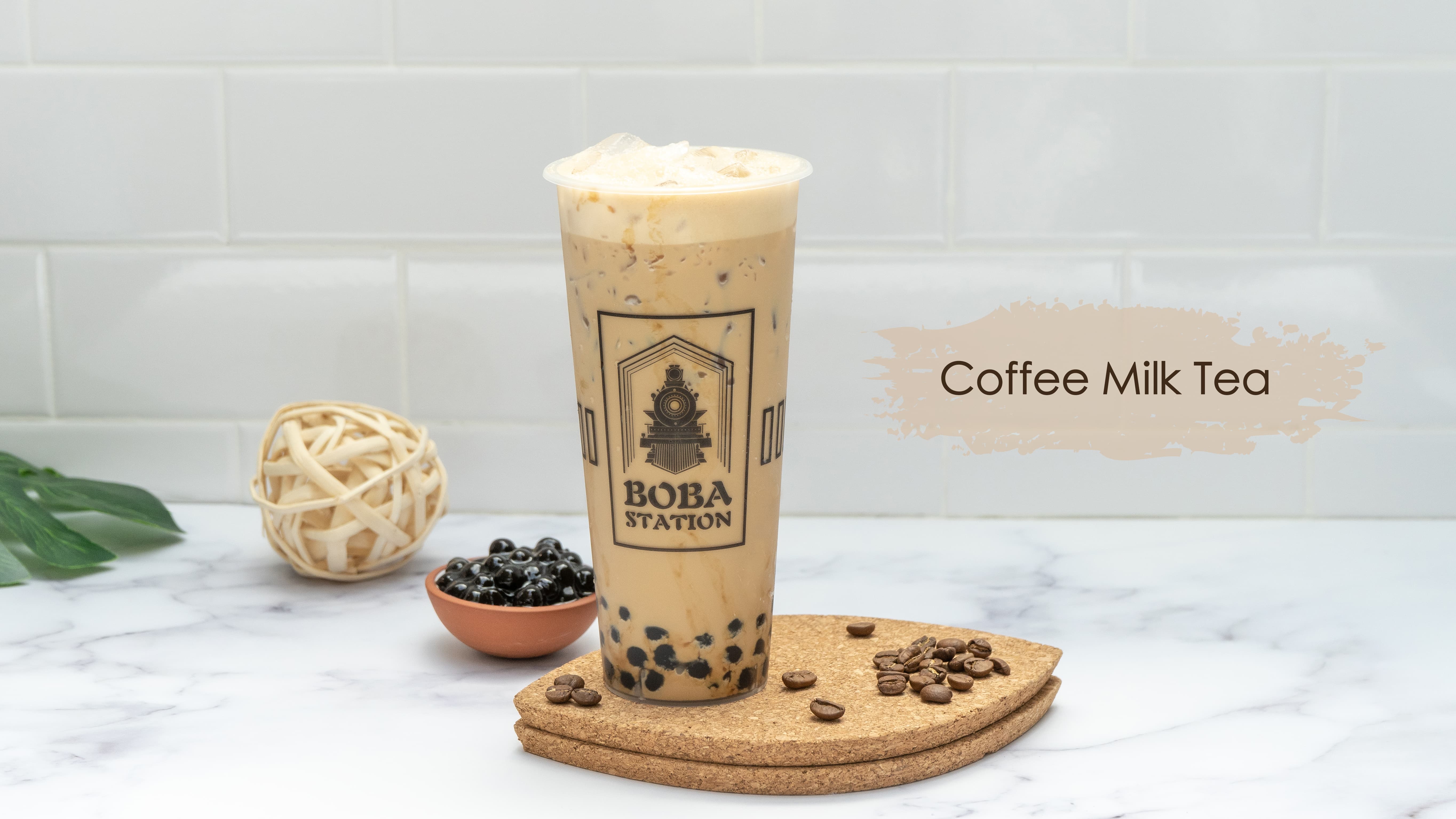 Order Coffee Milk Tea food online from Boba Station store, Riverside on bringmethat.com