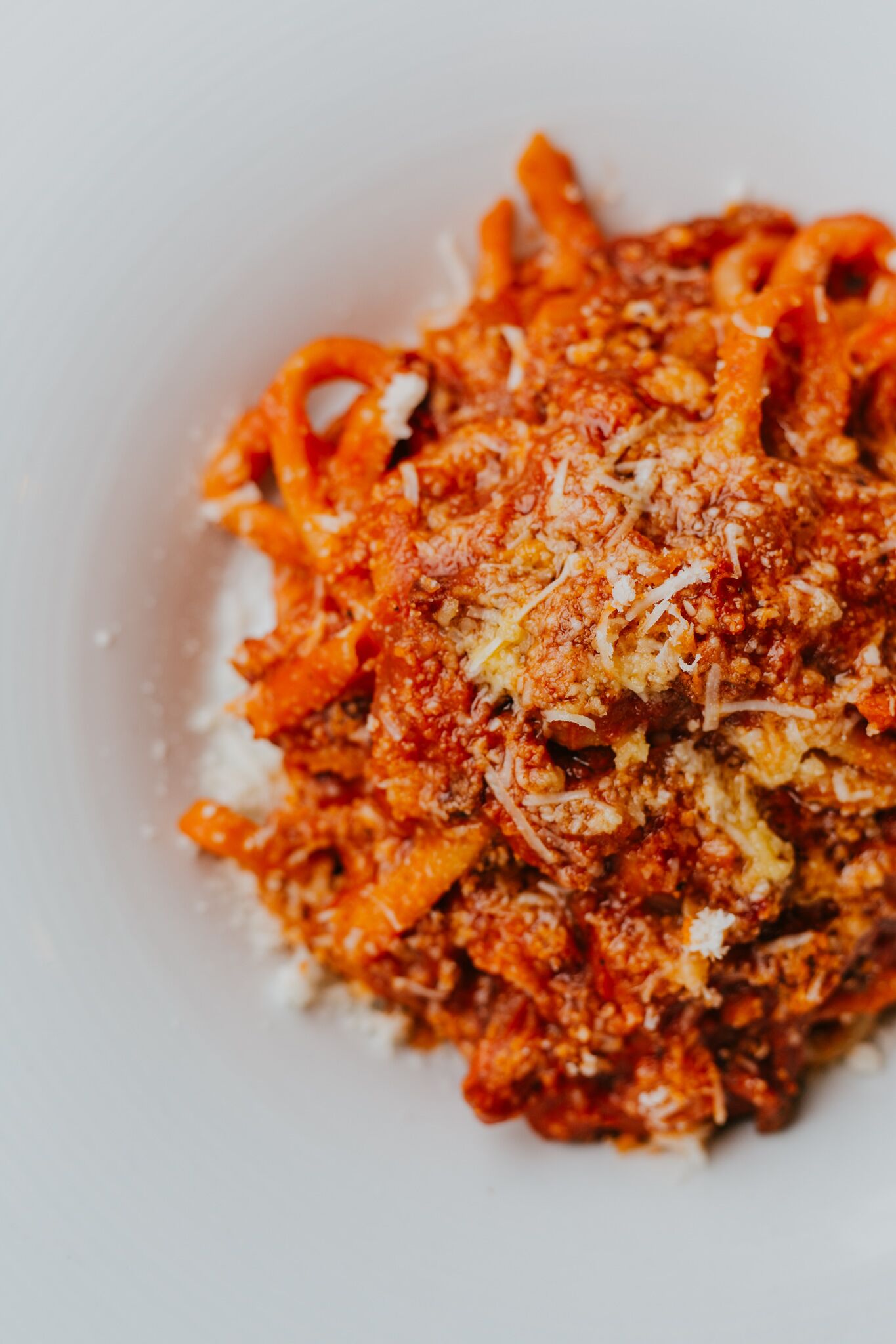 Order Bucatini All Amatriciana food online from Pasta Shop store, San Francisco on bringmethat.com