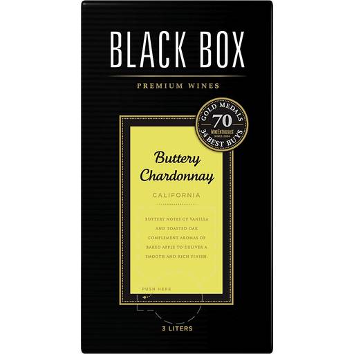 Order Black Box Buttery Chardonnay (3 LTR) 141519 food online from Bevmo! store, San Rafael on bringmethat.com