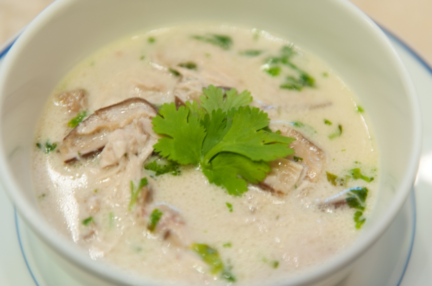 Order Vegetable Tom Kha Soup food online from Thai Lily Cafe store, Houston on bringmethat.com
