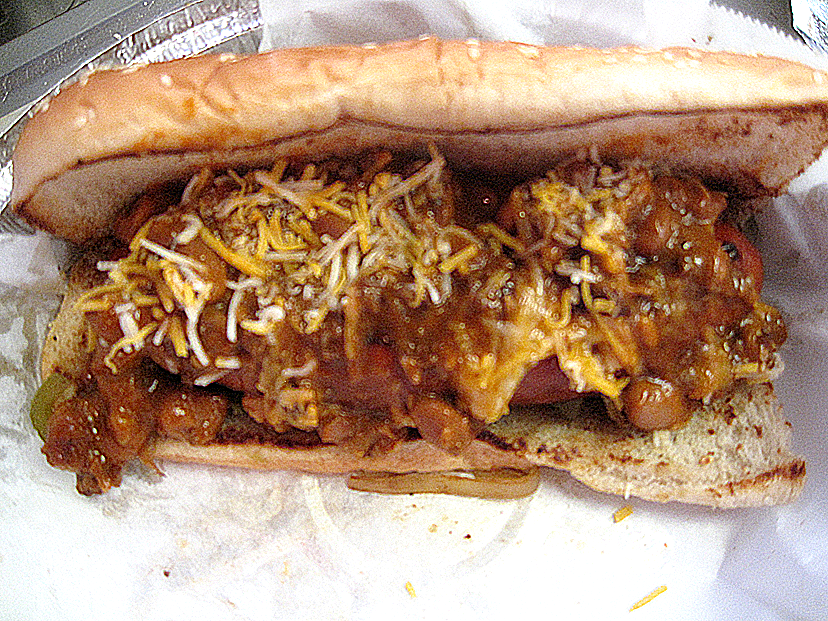 Order Chili Cheese Hot Dog food online from Kelly Deli store, Colma on bringmethat.com