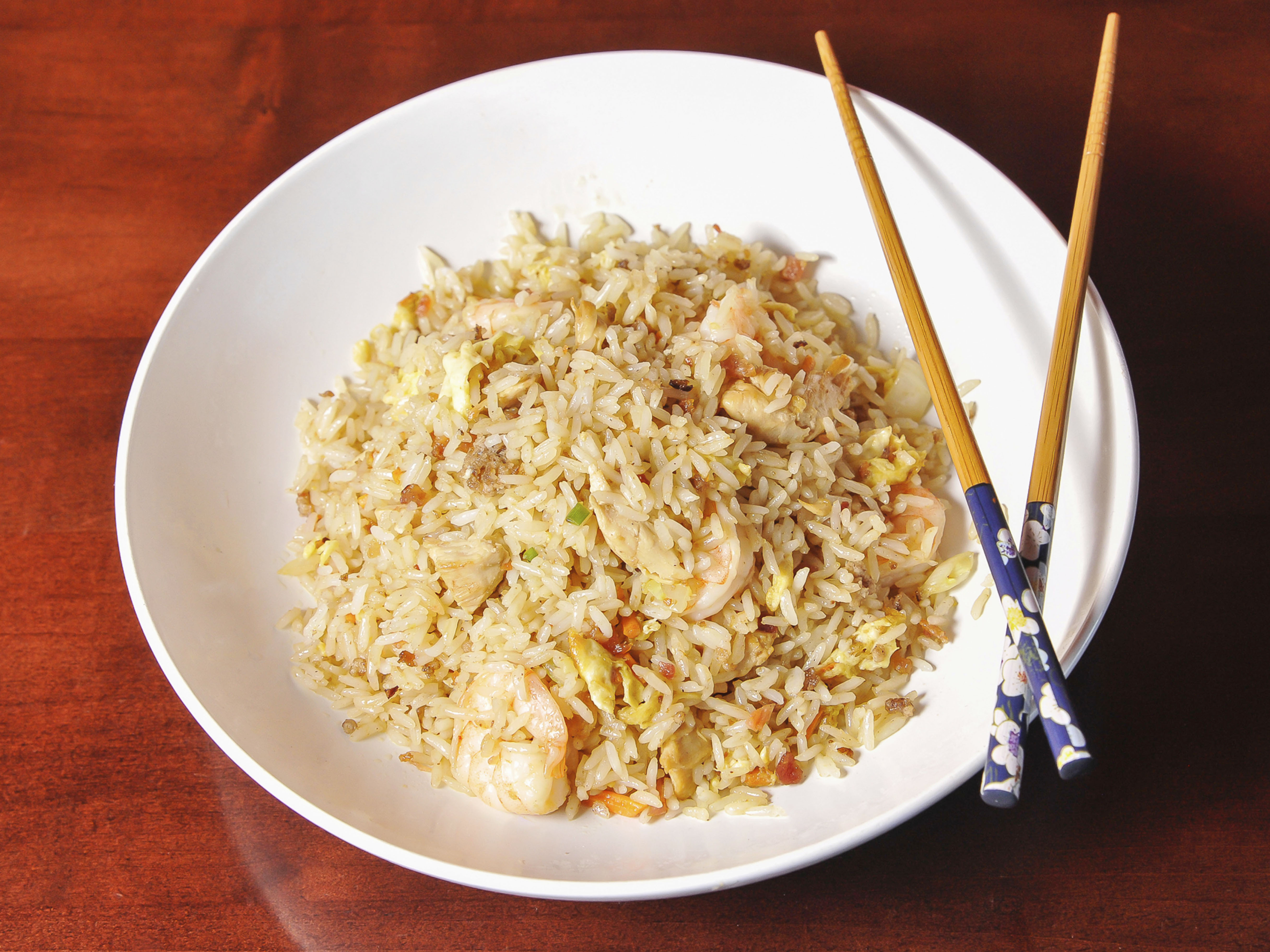 Order House Fried Rice (Chicken, Shrimp, Bacon, Beef) food online from Kochi Sushi & Hibachi store, Tucker on bringmethat.com