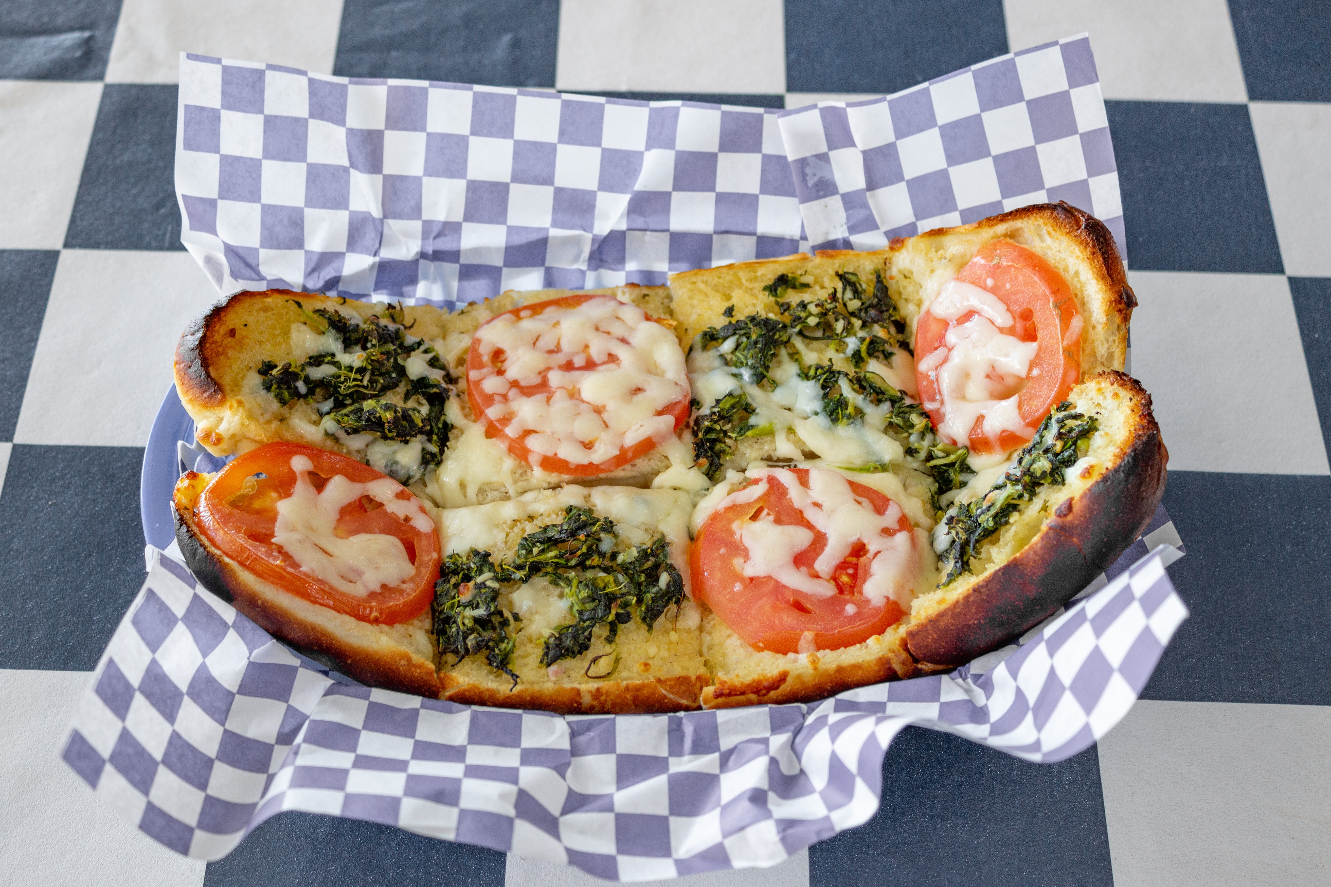 Order Spinach Bread - Side food online from Besta Pizza store, Getzville on bringmethat.com