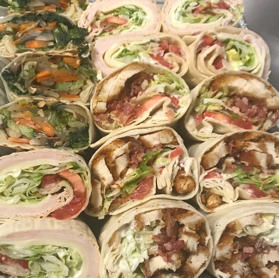 Order Wraps Platter Catering - Half Tray food online from Davila's Pizza & Restaurant store, Hackettstown on bringmethat.com