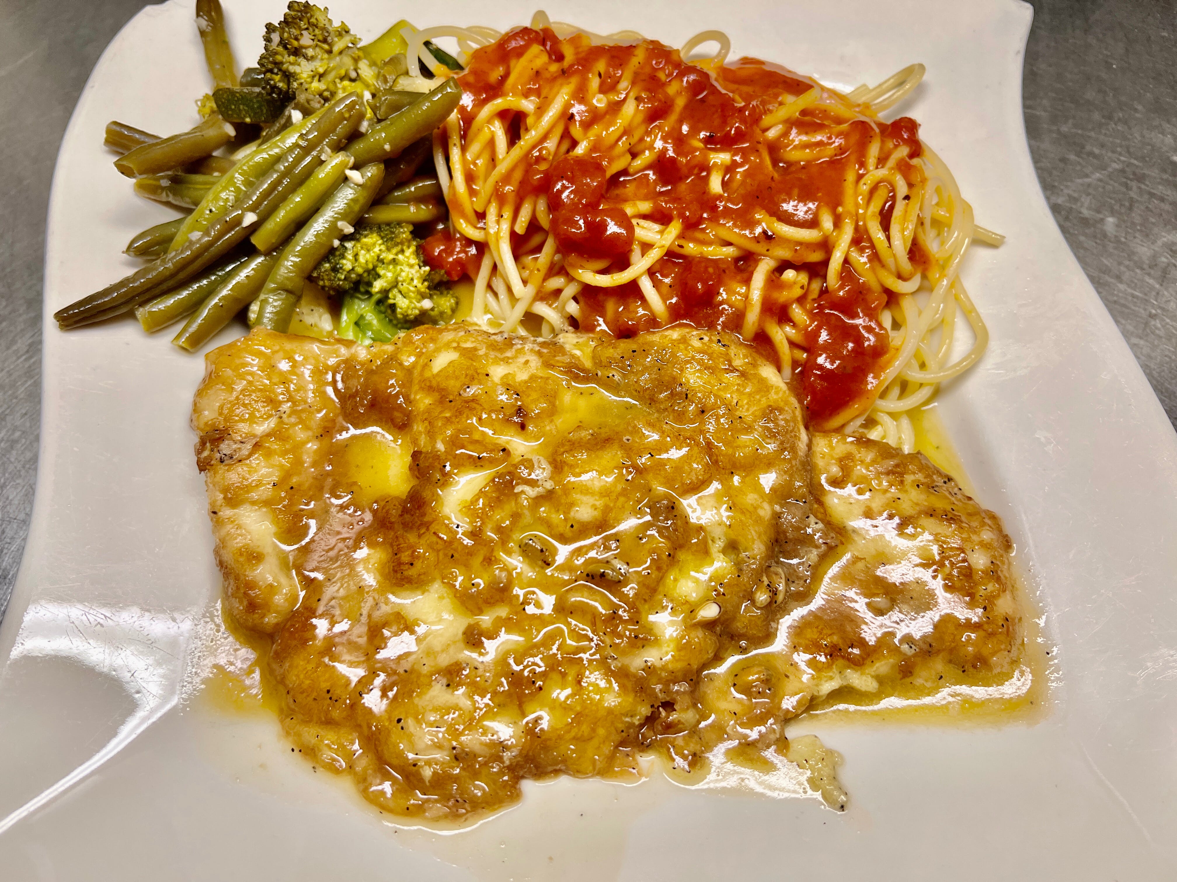 Order Veal Francese - Veal Francese food online from La bettola italiano store, Arlington on bringmethat.com