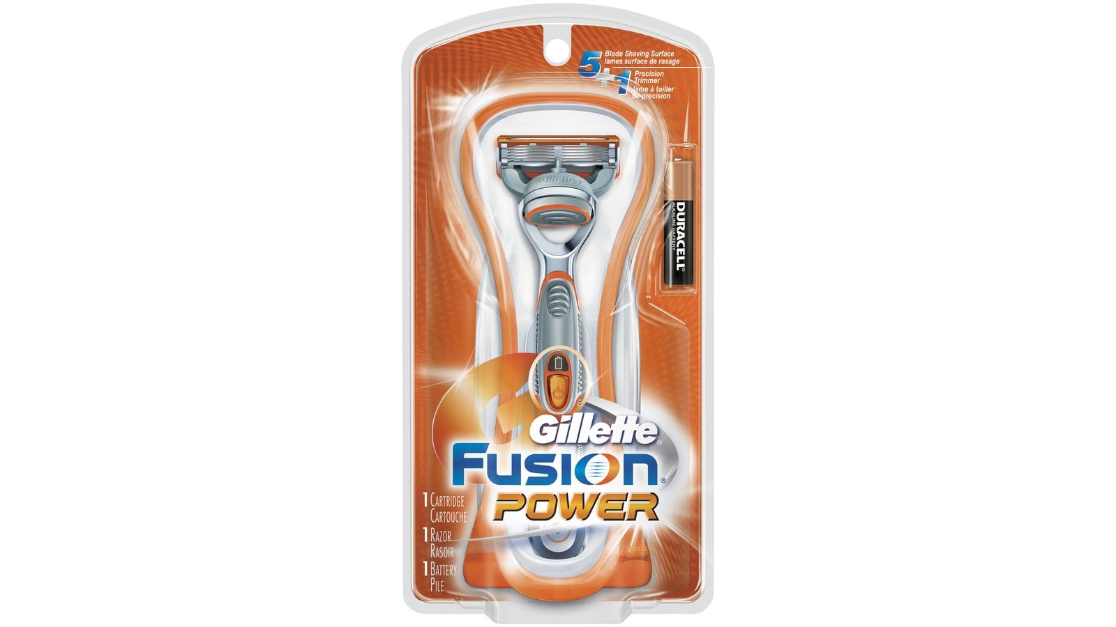Order Gillette Fusion Power Razor 2 Pc Pack food online from Lula Convenience Store store, Evesham on bringmethat.com