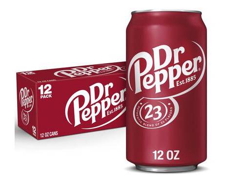 Order Dr Pepper Can (12 oz) food online from To & Go Grocery store, Northbrook on bringmethat.com
