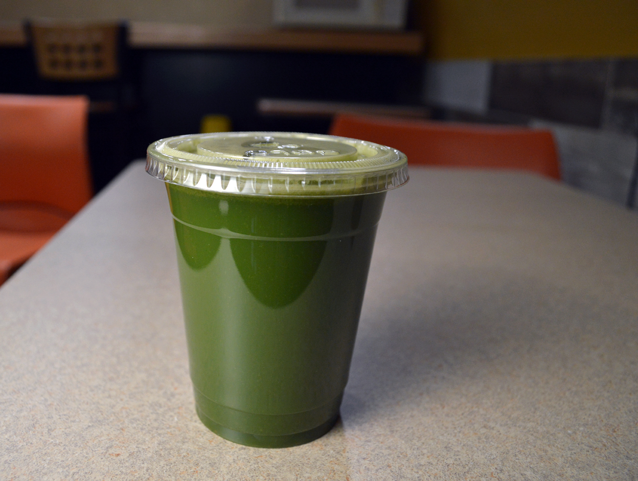 Order Spicy Mean Green Juice food online from Better Health Cafe store, Bloomfield Hills on bringmethat.com