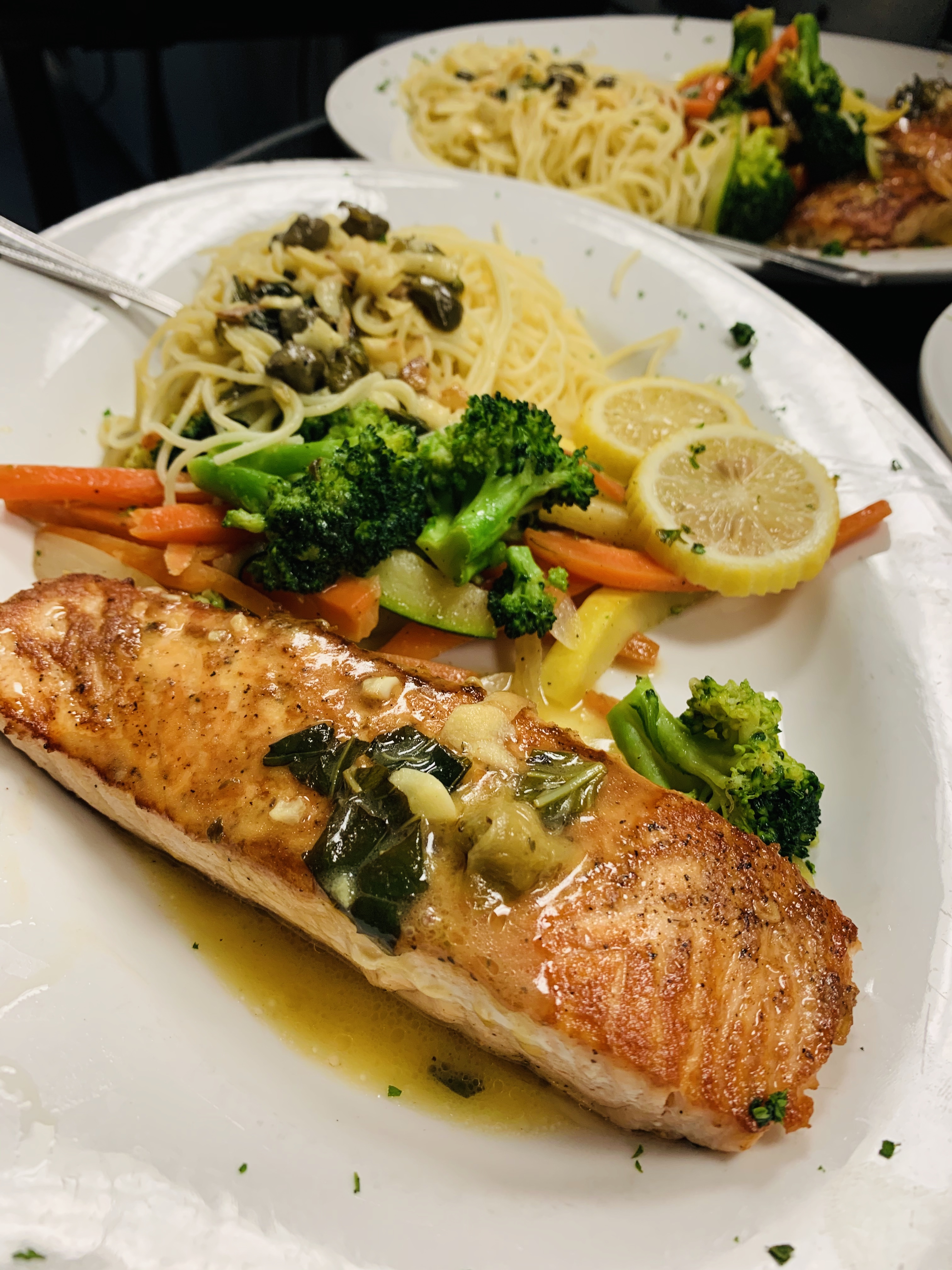 Order Salmon Piccata food online from Bruno Italian Kitchen store, Beaumont on bringmethat.com
