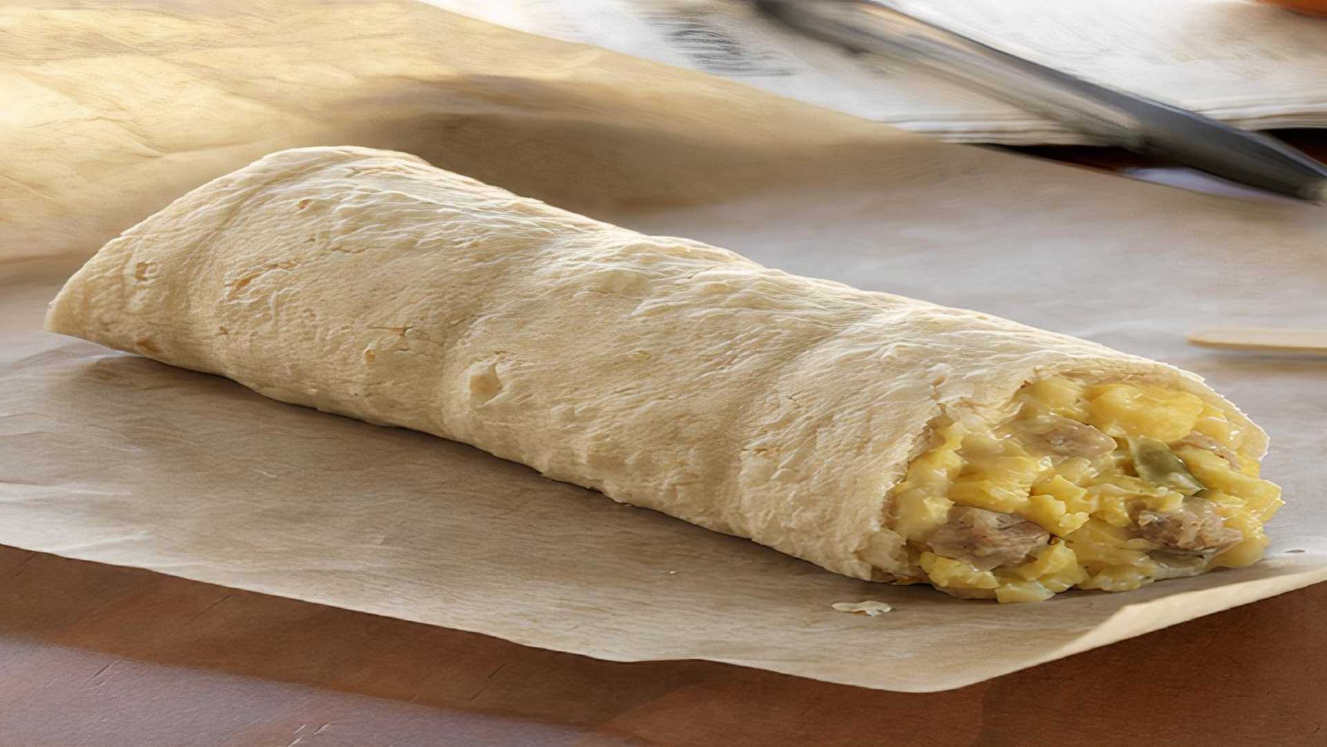 Order Sausage, Egg and Cheese Taco food online from Top Donut store, Tyler on bringmethat.com
