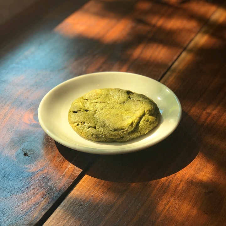 Order Matcha White Chocolate Cookie food online from Dooby's store, Baltimore on bringmethat.com