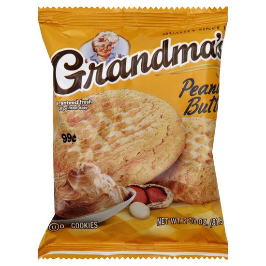 Order Grandma's Cookies Peanut Butter (2.875 oz) food online from Rite Aid store, Yamhill County on bringmethat.com