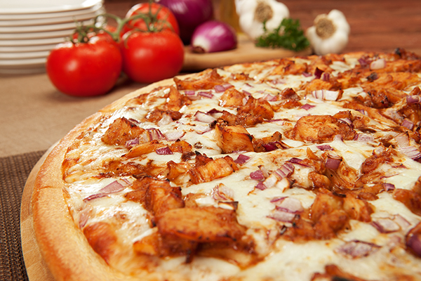 Order BBQ Chicken Pie food online from Godfather Pizza Express store, Crawfordsville on bringmethat.com