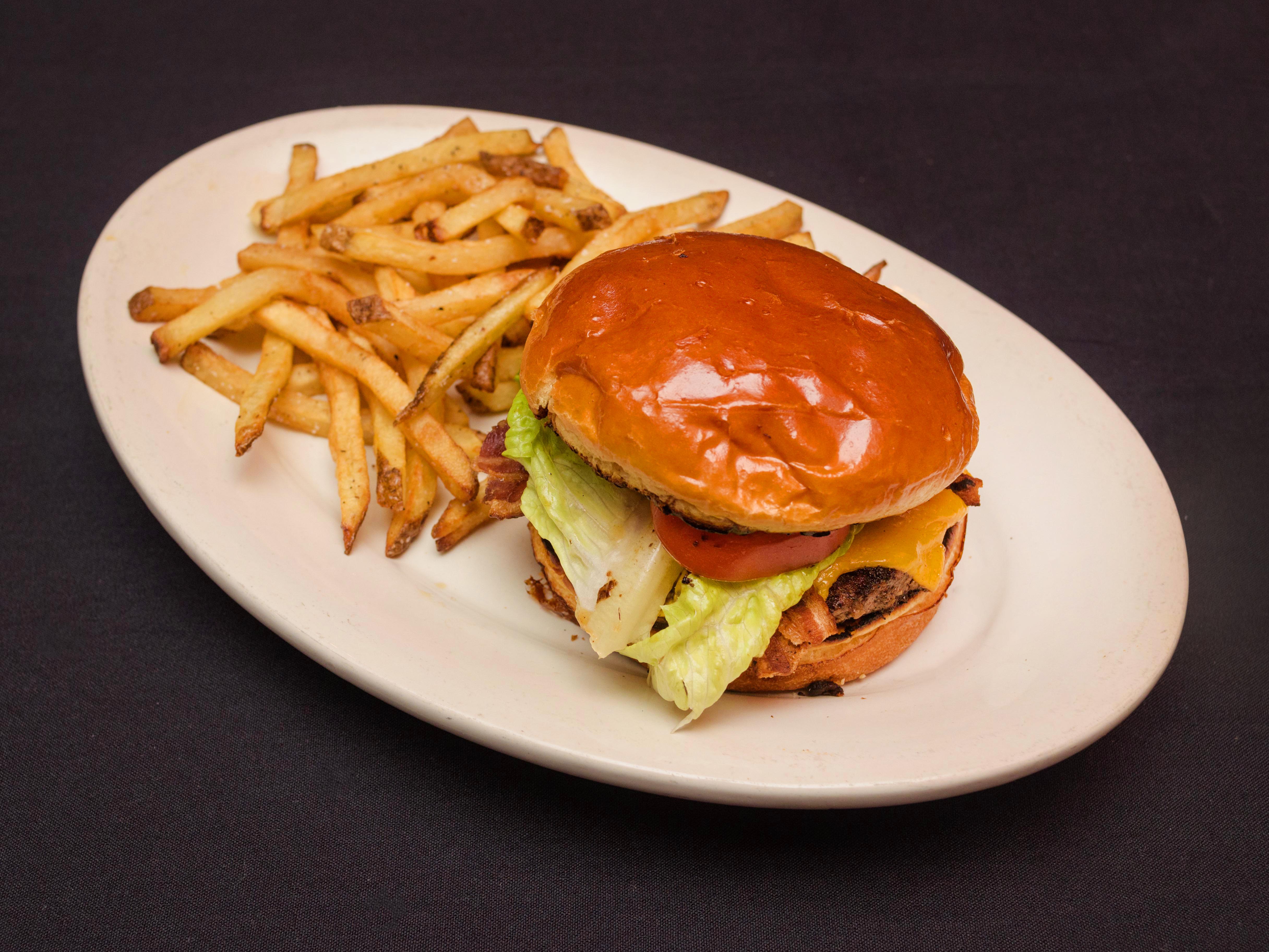 Order The Burger food online from Joseph's Restaurant and Bar store, Chicago on bringmethat.com
