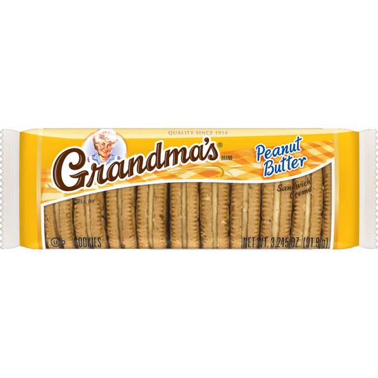 Order Grandma's Peanut Butter Sandwich Creme Cookies food online from Exxon Food Mart store, Port Huron on bringmethat.com