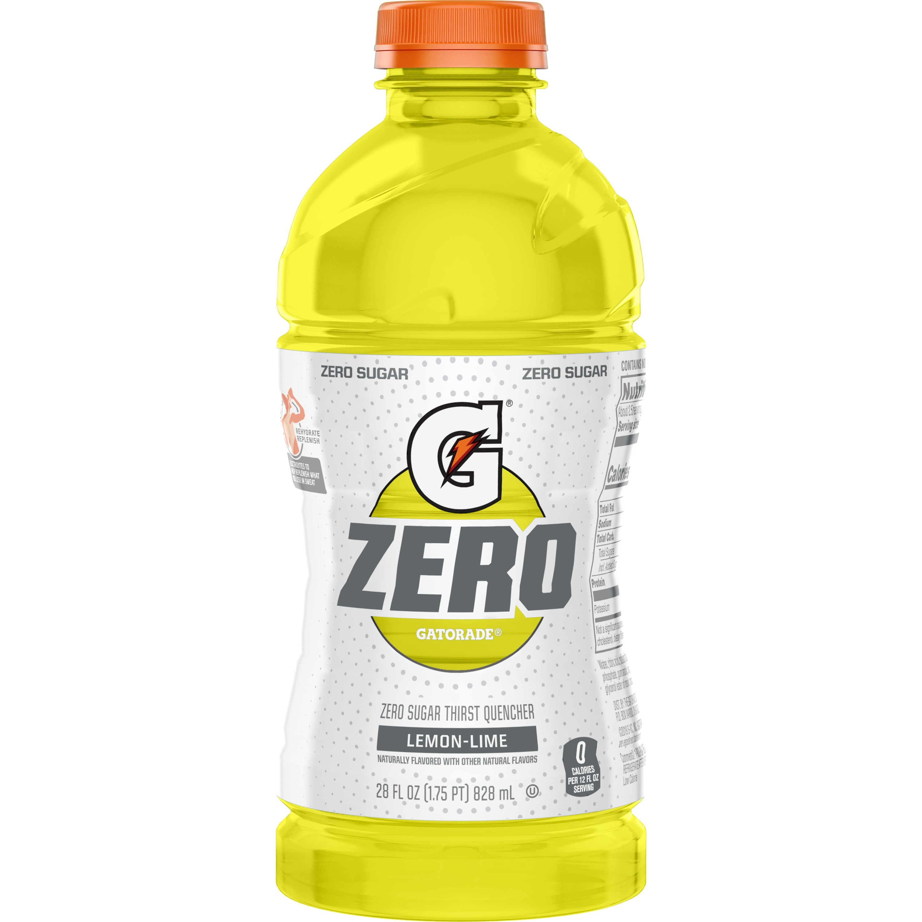 Order Gatorade Zero Sugar Thirst Quencher, Lemon-Lime - 28 fl oz food online from Rite Aid store, REEDLEY on bringmethat.com