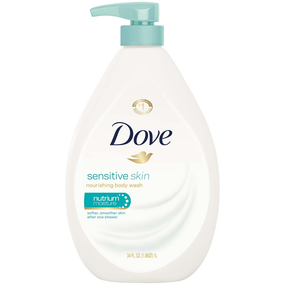 Order Dove Sensitive Skin Body Wash with Nutrium Moisture - 34 oz food online from Rite Aid store, MILLER PLACE on bringmethat.com